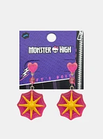 Monster High Draculaura Web Drop Earrings