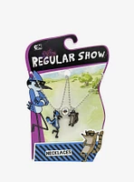 Regular Show Mordecai & Rigby Best Friend Necklace Set