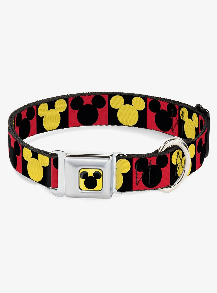 Disney Mickey Mouse Expression Blocks Seatbelt Buckle Dog Collar