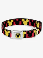 Disney Mickey Mouse Expression Blocks Seatbelt Buckle Dog Collar