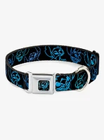 Disney Lilo & Stitch Electric Poses Seatbelt Buckle Dog Collar