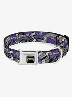 Teenage Mutant Ninja Turtles Shredder Poses Seatbelt Buckle Dog Collar