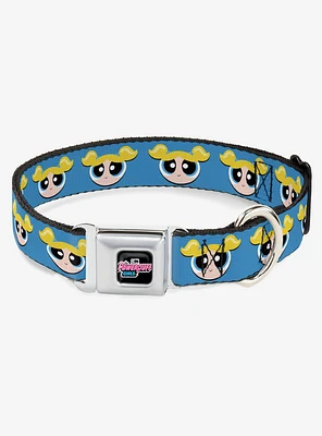 The Powerpuff Girls Bubbles Face Close Up Seatbelt Buckle Dog Collar