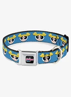 The Powerpuff Girls Bubbles Face Close Up Seatbelt Buckle Dog Collar