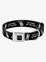 Rick and Morty Get Back The Car Pose Seatbelt Buckle Dog Collar