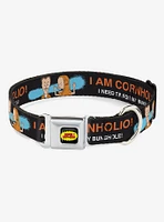 Beavis and Butt-Head I Am Cornholio Pose Seatbelt Buckle Dog Collar