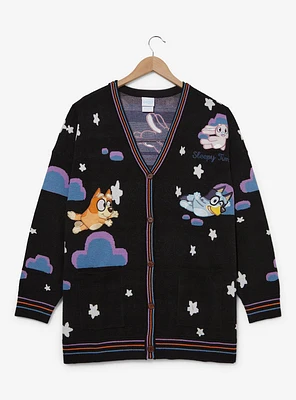 Bluey Heeler Family Sleepy Time Women's Plus Cardigan — BoxLunch Exclusive