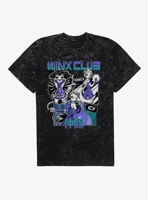 Winx Club Darcy Stormy Icy Mineral Wash T-Shirt
