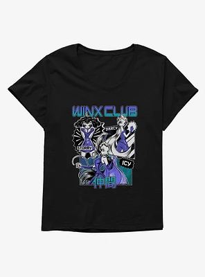 Winx Club Darcy Stormy Icy Girls T-Shirt Plus