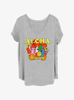 Disney Lilo & Stitch Aloha Angel Girls T-Shirt Plus