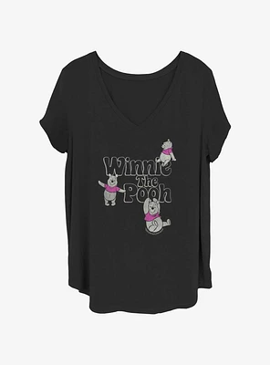Disney Winnie The Pooh Soft Pop Girls T-Shirt Plus