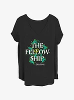 The Lord of Rings Fellowship Girls T-Shirt Plus