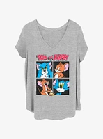 Tom & Jerry Face Time Girls T-Shirt Plus