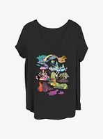 Adventure Time Land Of Ooo Girls T-Shirt Plus