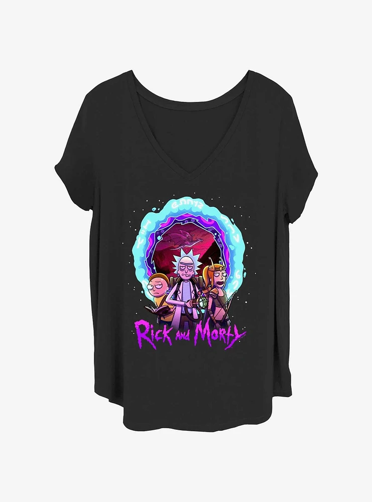 Rick and Morty Magic Girls T-Shirt Plus