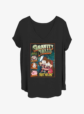 Disney Gravity Falls Comic Cover Girls T-Shirt Plus