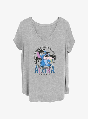 Disney Lilo & Stitch Aloha Ice Cream Girls T-Shirt Plus