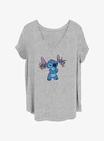 Disney Lilo & Stitch Evil Decisions Girls T-Shirt Plus