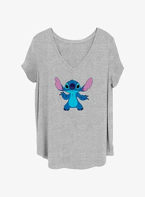 Disney Lilo & Stitch Shy Wave Girls T-Shirt Plus