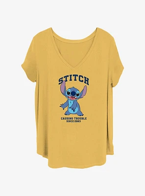 Disney Lilo & Stitch Causing Trouble Girls T-Shirt Plus