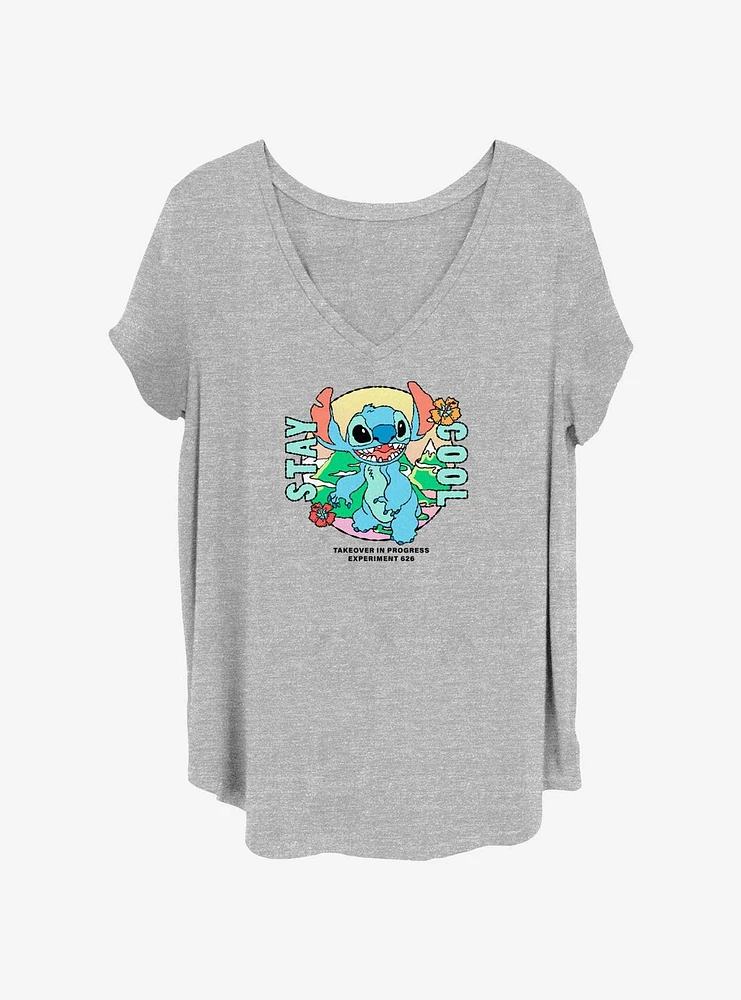 Disney Lilo & Stitch Stay Cool 626 Girls T-Shirt Plus