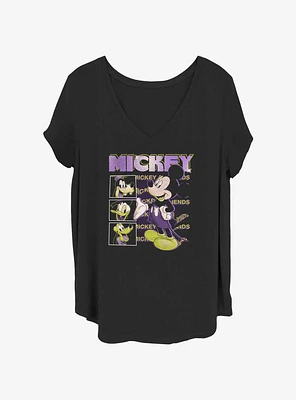 Disney Mickey Mouse & Friends Rewind Girls T-Shirt Plus