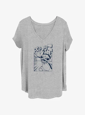 Disney Lilo & Stitch Anime Girls T-Shirt Plus