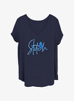 Disney Lilo & Stitch Handwriting Girls T-Shirt Plus