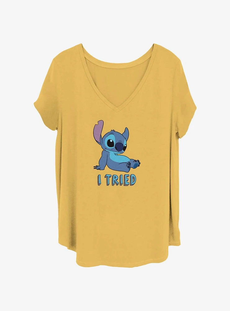 Disney Lilo & Stitch I Tried Girls T-Shirt Plus