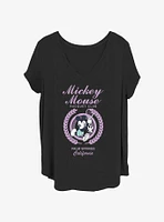 Disney Mickey Mouse Racquet Club Girls T-Shirt Plus