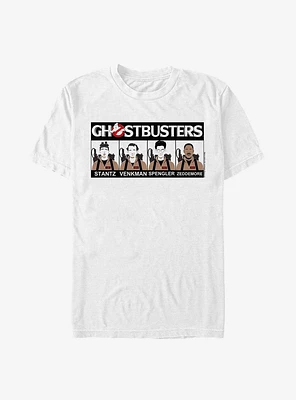 Ghostbusters Bust Squad Line Up T-Shirt