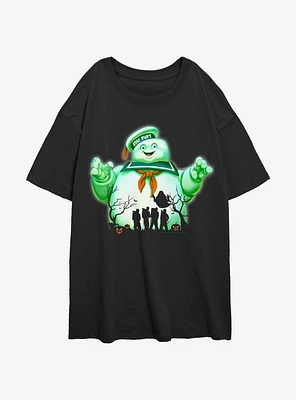 Ghostbusters Big Puft Halloween Girls Oversized T-Shirt