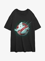 Ghostbusters: Frozen Empire Logo Girls Oversized T-Shirt