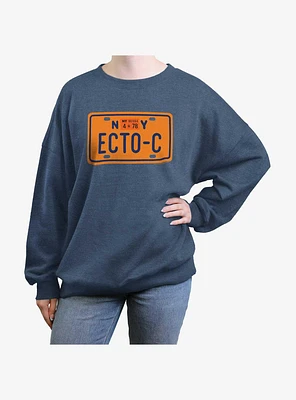 Ghostbusters: Frozen Empire ECTO-C Plates Girls Oversized Sweatshirt