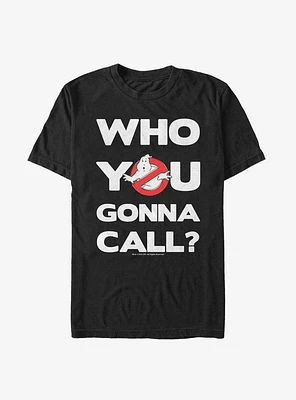 Ghostbusters Who You Gonna Call T-Shirt
