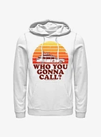 Ghostbusters 70's Retro Sunset Hoodie