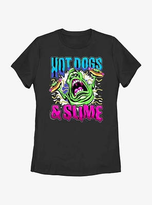 Ghostbusters: Frozen Empire Hot Dogs & Slime Womens T-Shirt