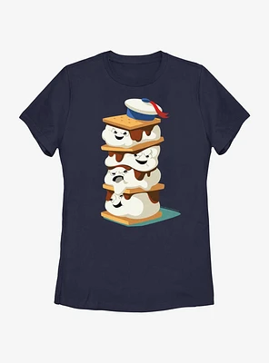 Ghostbusters: Frozen Empire Mini Puft Marshmallow Smores Womens T-Shirt