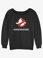 Ghostbusters Logo Womens Slouchy Sweatshirt