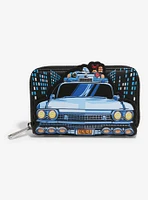 Loungefly Ghostbusters Ecto-1 Glow-In-The-Dark Zipper Wallet