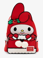 Loungefly My Melody Holiday Bell Mini Backpack