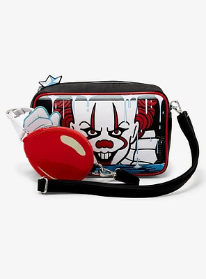 Loungefly IT Pennywise Balloon Glow-In-The-Dark Crossbody Bag