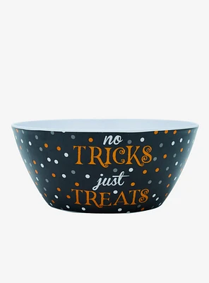 No Tricks Just Treats Candy Bowl