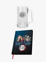 Demon Slayer: Kimetsu No Yaiba Glass and Notebook Bundle