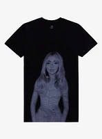 Sabrina Carpenter Black & White Portrait T-Shirt