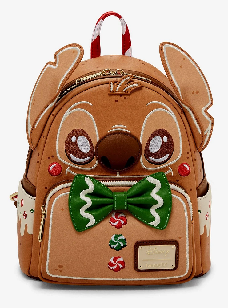 Loungefly Disney Lilo & Stitch Gingerbread Stitch Figural Scented Mini Backpack