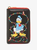 Loungefly Disney Donald Duck Holiday Lights Glow-in-the-Dark Zip Wallet — BoxLunch Exclusive