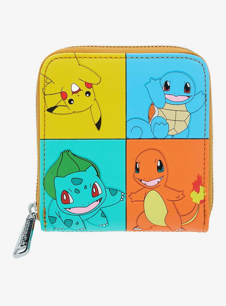 Loungefly Pokémon Color Block Small Zip Wallet