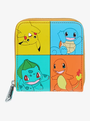 Loungefly Pokémon Color Block Small Zip Wallet