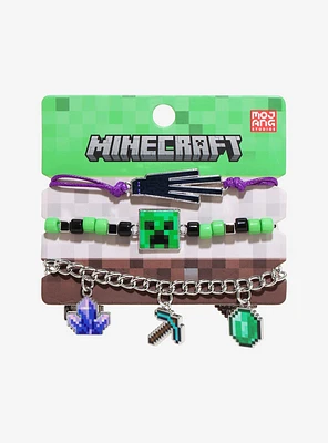 Minecraft Charm Bracelet Set